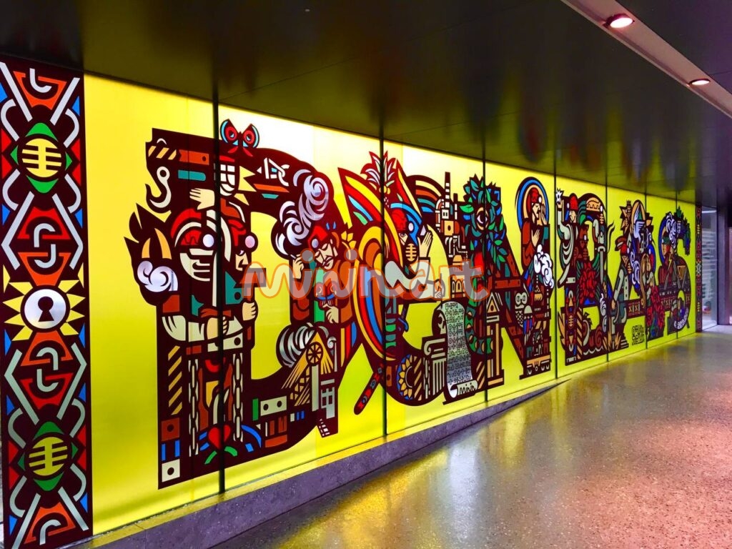 Stained-glass installation, Museum of Industry, Liège