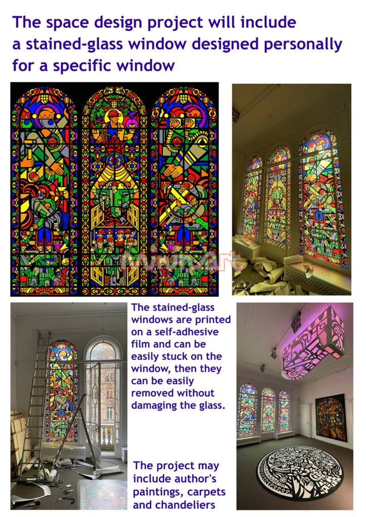 Stained-glass work, Paris